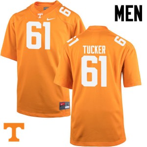 Men Tennessee Volunteers Willis Tucker #61 Player Orange Jerseys 322934-596