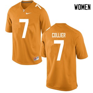 Women Tennessee Volunteers Bryce Collier #7 Orange Player Jersey 572395-655