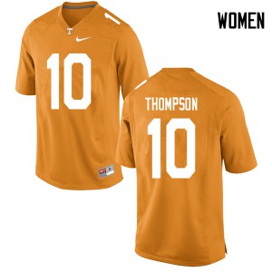Women's Tennessee Volunteers Bryce Thompson #10 NCAA Orange Jerseys 816963-850