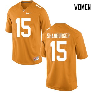 Women's Tennessee Volunteers Shawn Shamburger #15 University Orange Jersey 441072-679