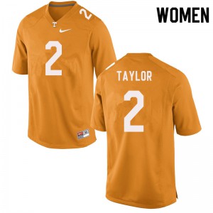Women's Tennessee Volunteers Alontae Taylor #2 University Orange Jersey 421304-201