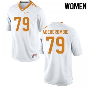 Women's Tennessee Volunteers Jarious Abercrombie #79 White NCAA Jersey 594341-457