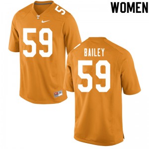 Women Tennessee Volunteers Dominic Bailey #59 Orange Alumni Jersey 522895-765