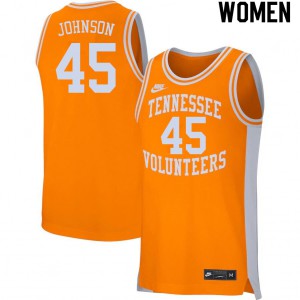 Women's Tennessee Volunteers Keon Johnson #45 High School Orange Jerseys 778302-256