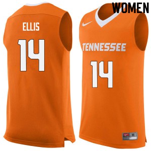 Womens Tennessee Volunteers Dale Ellis #14 Orange NCAA Jerseys 453074-817