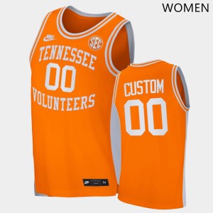 Womens Tennessee Volunteers Custom #00 Orange Stitch Jersey 550961-802
