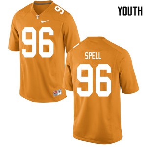 Youth Tennessee Volunteers Airin Spell #96 Orange NCAA Jerseys 962183-601