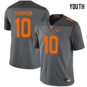 Youth Tennessee Volunteers Bryce Thompson #10 Gray College Jerseys 112051-146