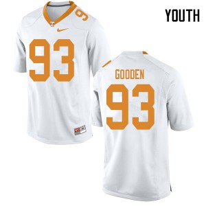 Youth Tennessee Volunteers Emmit Gooden #93 White University Jersey 909572-220