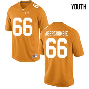 Youth Tennessee Volunteers Jarious Abercrombie #66 Orange Stitched Jersey 631563-814