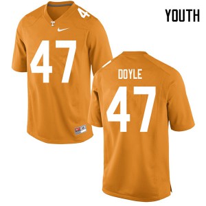 Youth Tennessee Volunteers Joe Doyle #47 Stitch Orange Jersey 292433-130
