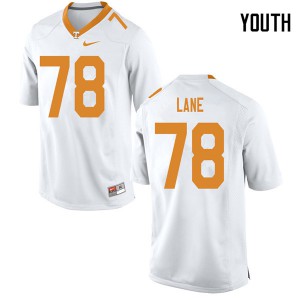 Youth Tennessee Volunteers Ollie Lane #78 Alumni White Jersey 418490-236