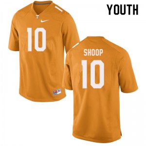 Youth Tennessee Volunteers Jay Shoop #10 Orange Stitch Jerseys 845411-241
