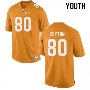 Youth Tennessee Volunteers Ramel Keyton #80 Orange University Jerseys 302367-327