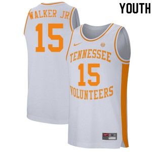 Youth Tennessee Volunteers Corey Walker Jr. #15 Basketball White Jersey 406474-708