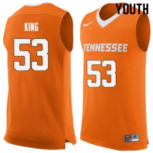 Youth Tennessee Volunteers Bernard King #53 Stitched Orange Jersey 141838-346