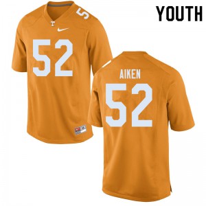 Youth Tennessee Volunteers Bryan Aiken #52 Orange College Jersey 847137-997