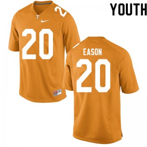 Youth Tennessee Volunteers Bryson Eason #20 Official Orange Jersey 797678-395