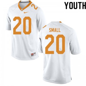 Youth Tennessee Volunteers Jabari Small #20 White Official Jersey 749234-416