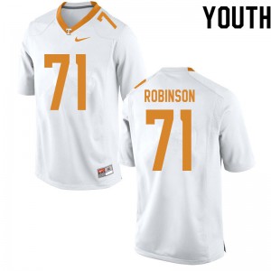 Youth Tennessee Volunteers James Robinson #71 NCAA White Jersey 470634-406
