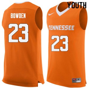 Youth Tennessee Volunteers Jordan Bowden #23 Orange Player Jerseys 703357-361