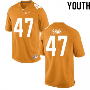 Youth Tennessee Volunteers Sayeed Shah #47 NCAA Orange Jerseys 888043-143