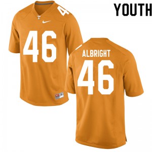 Youth Tennessee Volunteers Will Albright #46 High School Orange Jersey 731064-854