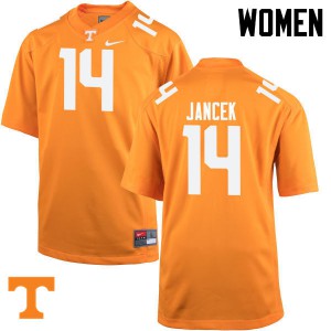 Women's Tennessee Volunteers Zac Jancek #14 High School Orange Jersey 418268-275